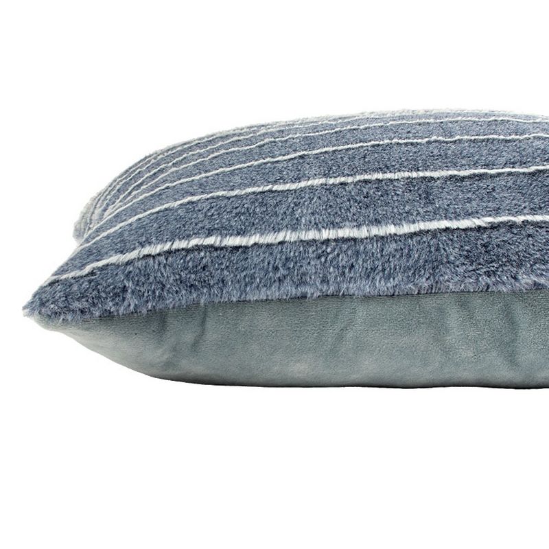 The Lakeside Collection Striped Faux Fur Throws or Accent Pillows, 2 of 4