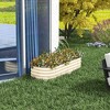 Outsunny Galvanized Raised Garden Bed Kit, Metal Planter Box with Safety Edging - 2 of 4