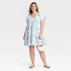 Women's Flutter Short Sleeve Woven Mini Skater Dress - Universal Thread™ - 3 of 3