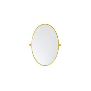 Elegant Lighting Oval pivot mirror 21x32 inch in gold - 1 of 4