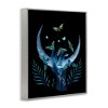 Stupell Industries Holding Moon with Moths Black Framed Giclee Art - 3 of 4