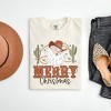 Simply Sage Market Women's Cactus Western Santa Short Sleeve Garment Dyed Tee - 3 of 3