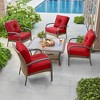 ARTPLAN Deep Seat Pillow and High Back Chair Cushions Outdoor Water Repellent Replacement Patio Seating Cushions - 2 of 4