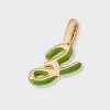 14K Gold Dipped Lower Case Letter Charm - A New Day™ Gold - 2 of 2