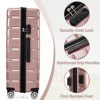 ORRD 3-Piece ABS+PC Hardshell Luggage Set (20/24/28") - Durable Spinner Suitcases for Men & Women - 3 of 4