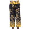 Women's Plus Size Floral Paisley Printed Palazzo Pants - White Mark - 2 of 4