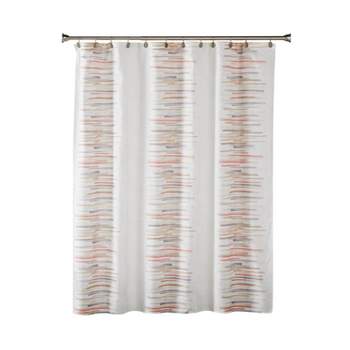 Mori Fabric Shower Curtain Blush - SKL Home