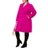 Agnes Orinda Women's Plus Size Fashion Notched Lapel Double Breasted Pea Coats - 2 of 4