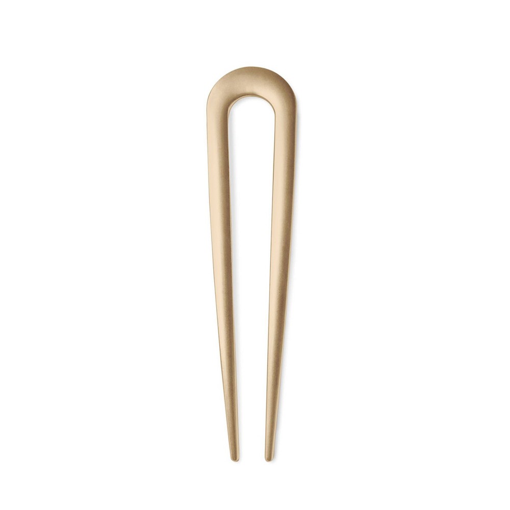 The Hair Edit Sleek Chignon French Hair Pin - Gold