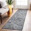 World Rug Gallery Contemporary Geometric Stripe Area Rug - 2 of 4