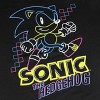 Seven Times Six Sonic The Hedgehog Shirt For Boys Glow-In-The-Dark Neon Graphic T-shirt Black - 3 of 4