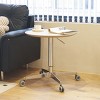 Movable Adjustable Coffee Table 360 Swivel Counter Bar Height Aluminum Star Base Movable for End Table Dining Room Home Kitchen Table - 3 of 4