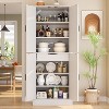 Aheaplus 71'' Kitchen Pantry Cabinet with Doors, Freestanding Large Storage Cupboard with Storage Drawers - 2 of 4