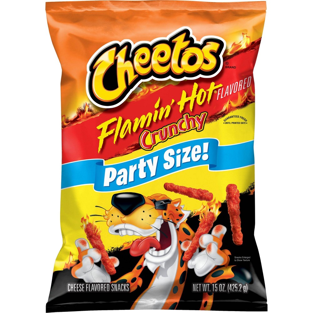 UPC 028400314077 product image for Cheetos Crunch Flamin' Hot Crunchy Flavored Party Size Snacks - 15oz | upcitemdb.com