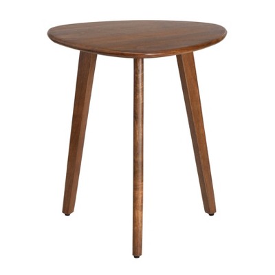 MH London Wandsworth  20" Solid Wood End Table Triangle Top