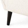 CAVINAS Luxury Padded Arm Chair,Modern Accent Chair with Tonal Piping and Birch Legs,Plush Comfy Chairs for Living Room,Office,Ivory - 4 of 4