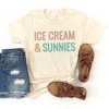 The Juniper Shop Ice Cream And Sunnies Toddler Short Sleeve Tee - 2 of 2