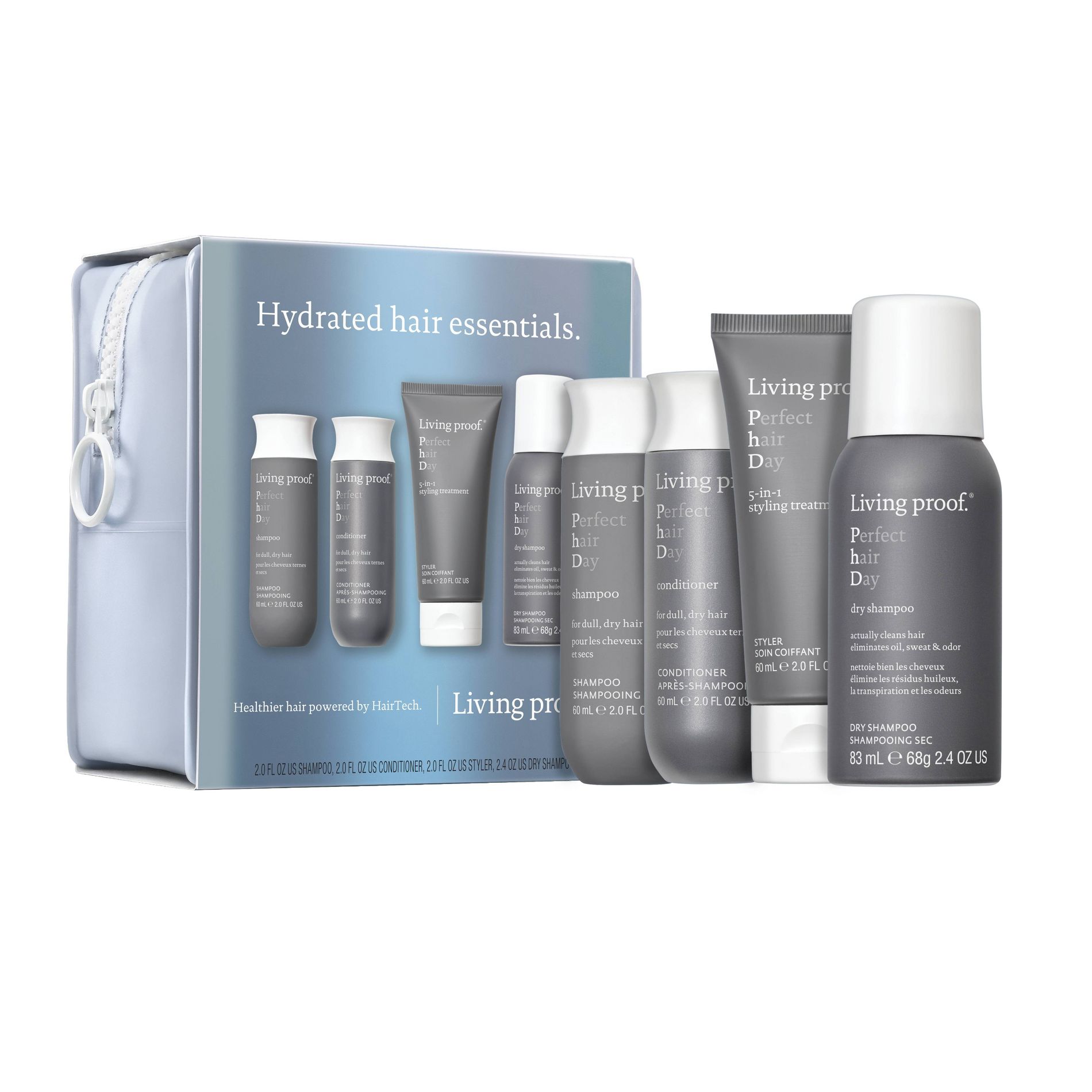 Living Proof PhD Discovery Women's Shampoo/Conditioner/Styler/Dry Shampoo Kit - 14.4 fl oz - Ulta Beauty