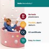 MeowBaby 35 by 11.5 Inches Soft Round Foam Ball Pit with 200 Full Foam, 2.75 Inch Balls & Zippered Covered, Marsala Red: Burgundy/Gold/White/Beige - 3 of 4