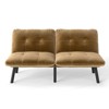 NicBex Convertible Folding Accent Tufted Loveseat Sofa with Adjustable Backrest,Armless Recliner Chair Futon Sofa for Living Room,Bedroom - 3 of 4