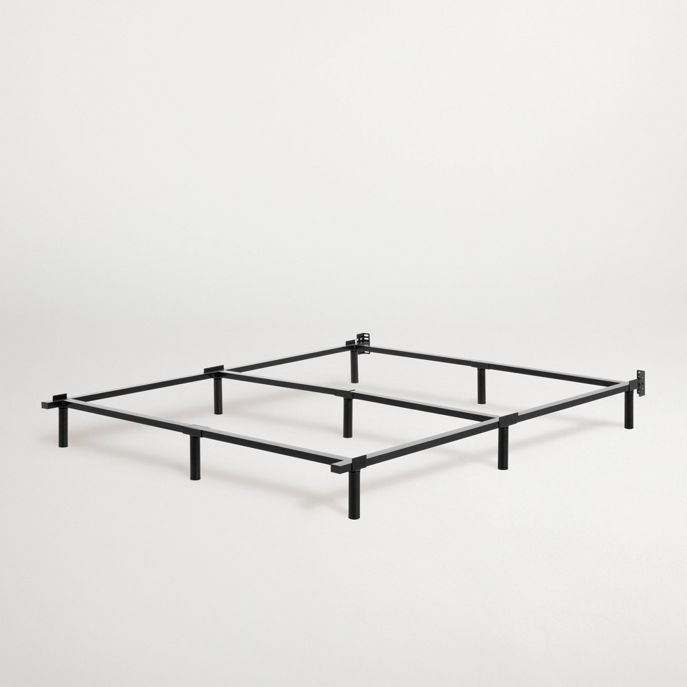 Photos - Bed Frame Queen Metal Bed Base Black - Tuft & Needle