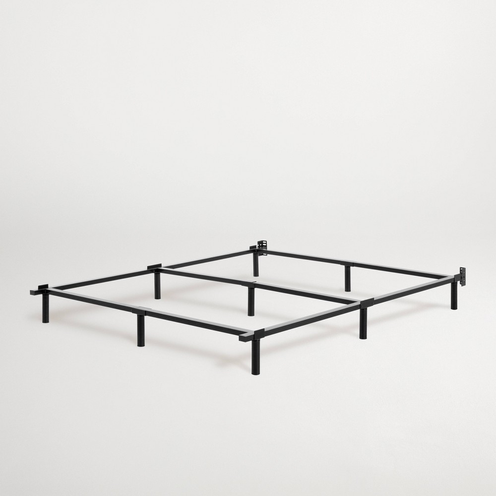 Photos - Bed Frame California King Metal Bed Base Black - Tuft & Needle