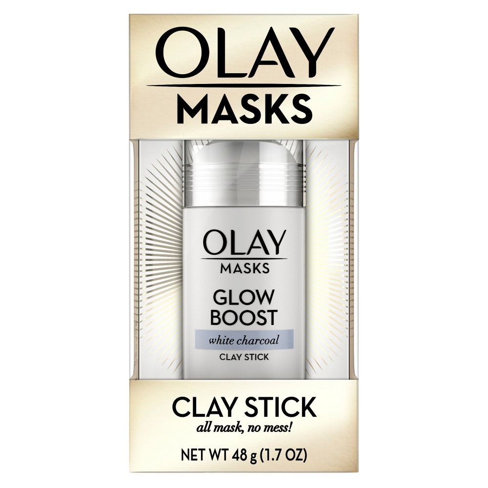 UPC 075609197369 product image for Olay Glow Boost White Charcoal Clay Face Mask Stick Facial Cleanser - 1.7oz | upcitemdb.com