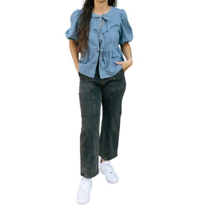 Women's Paneled Stretch Pants - MIOU MUSE
