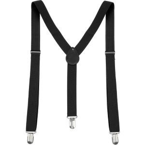 Allegra K Women's Adjustable Metal Clamp Elastic Suspenders Braces - 1 of 4
