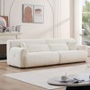 111.81'' Modern Upholstered Sectional Sofa With 4 Pillows And Deep Seats, Living Room Furniture For Living Room Bedroom Office Apartment - 3 of 4