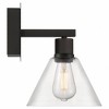 Access Lighting Port Nine 1 - Light Wall Light in  Matte Black - 3 of 4