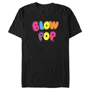 Men's Blow Pop Rainbow Text T-Shirt - 1 of 4