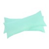 PiccoCasa Soft Microfiber 90 Gsm Polyester Solid Long Body Pillowcases 2 Pcs - 4 of 4