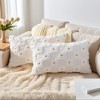 REGALWOVEN Daisy Decorative Cute Floral Embroidery Flower Pattern Cushion Covers Pack of 2 - 2 of 4