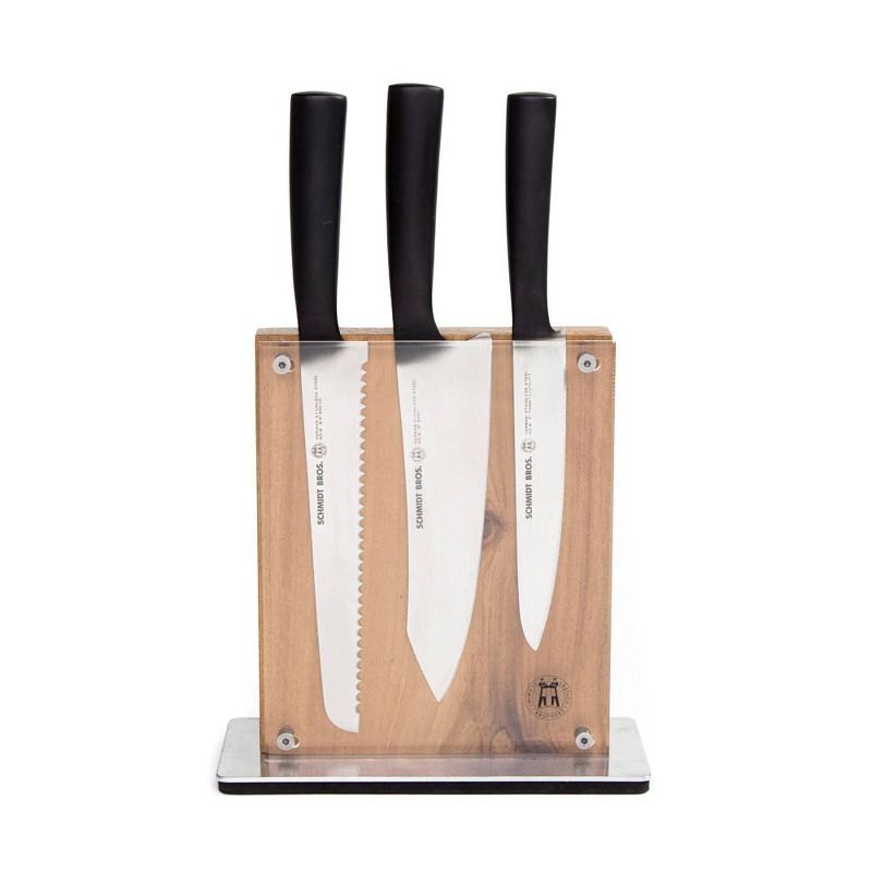 Schmidt Brothers Cutlery Carbon 6 7pc Knife Block Set, 2 of 10