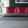 PiccoCasa Luxury Smooth Satin Hidden Zipper Closure Pillowcases 2 Pcs - 2 of 4