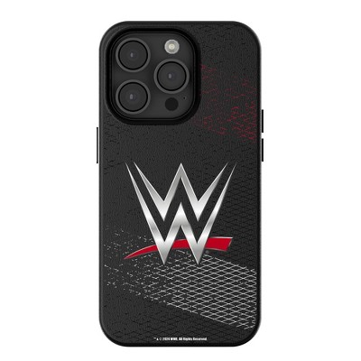 Keyscaper WWE Logos Steel MagSafe Compatible Cell Phone Case for Apple iPhone
