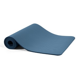 Gulches Yoga mat, 1/2 inch ultra-thick high-density practice mat with straps, suitable for all kinds of yoga practice, a variety of colors - 1 of 4