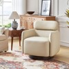 Richie Swivel Chair with a round backrest | ARTFUL LIVING DESIGN-WHITE - 3 of 4
