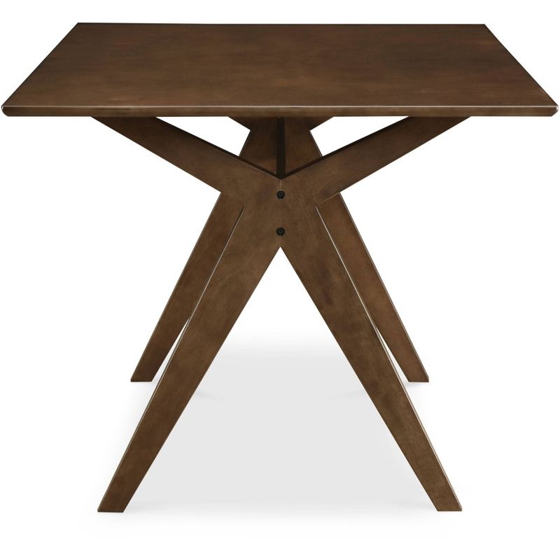 Lukas Wood Dining Table Brown - Adore Decor, 3 of 8