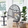 Sunsitt Steel Wicker Outdoor/Indoor Egg Chair - 3 of 4