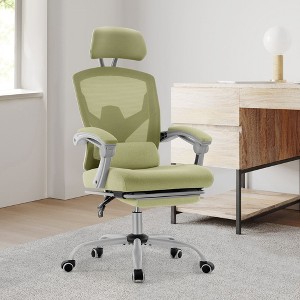 JIONJOY Ergonomic Mesh Task Chair with Footrest - 1 of 4