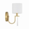Craftmade Lighting Fortuna 1 - Light Wall Light in  Satin Brass - 2 of 4