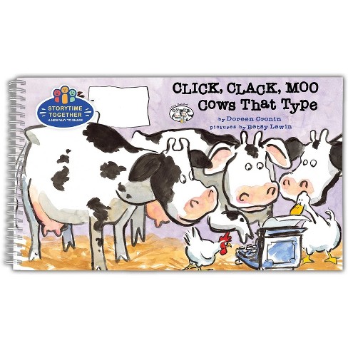 Click, Clack, Moo - (Click Clack Book) by  Doreen Cronin (Spiral Bound) - image 1 of 1