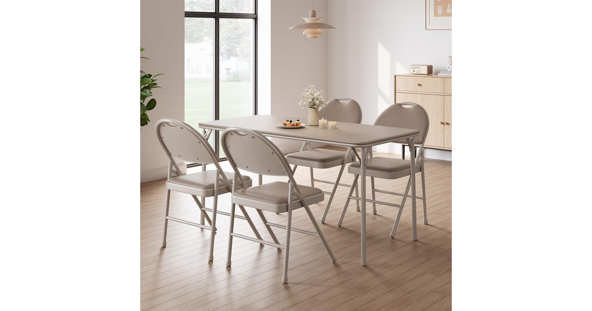 Folding Chairs Set of 4