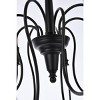 Elegant Lighting Flynx 9 lights pendant in black - 4 of 4