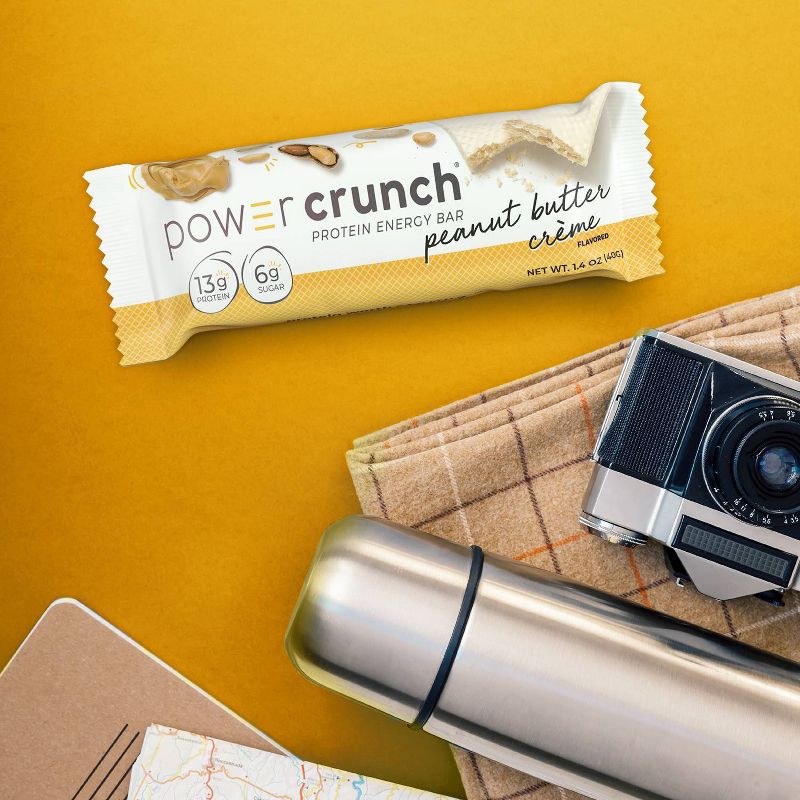 Power Crunch Peanut Butter Cream Wafer Protein Energy Bar - 5pk, 6 of 12