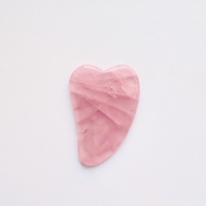 Mei Apothecary Mini Rose Quartz Gua Sha Facial Massage Beauty Tool - 1 of 4