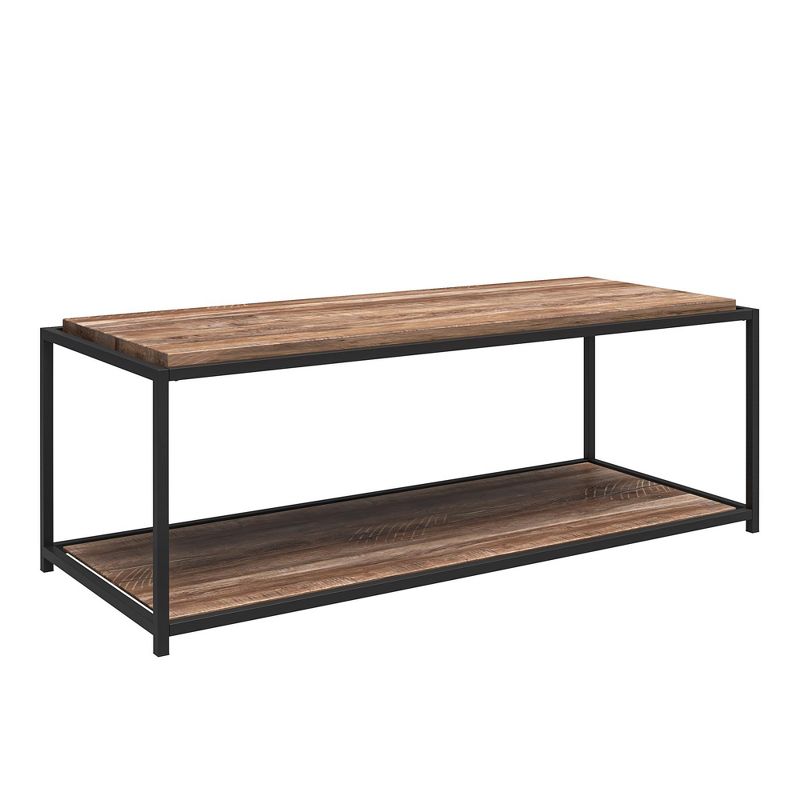 RealRooms Fayette Coffee Table, Weathered Oak, 1 of 5