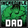 Men's Marvel Father's Day Hulk Incredible Dad T-Shirt - image 2 of 4